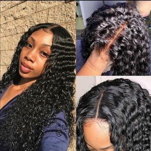 Briana water wave closure wig